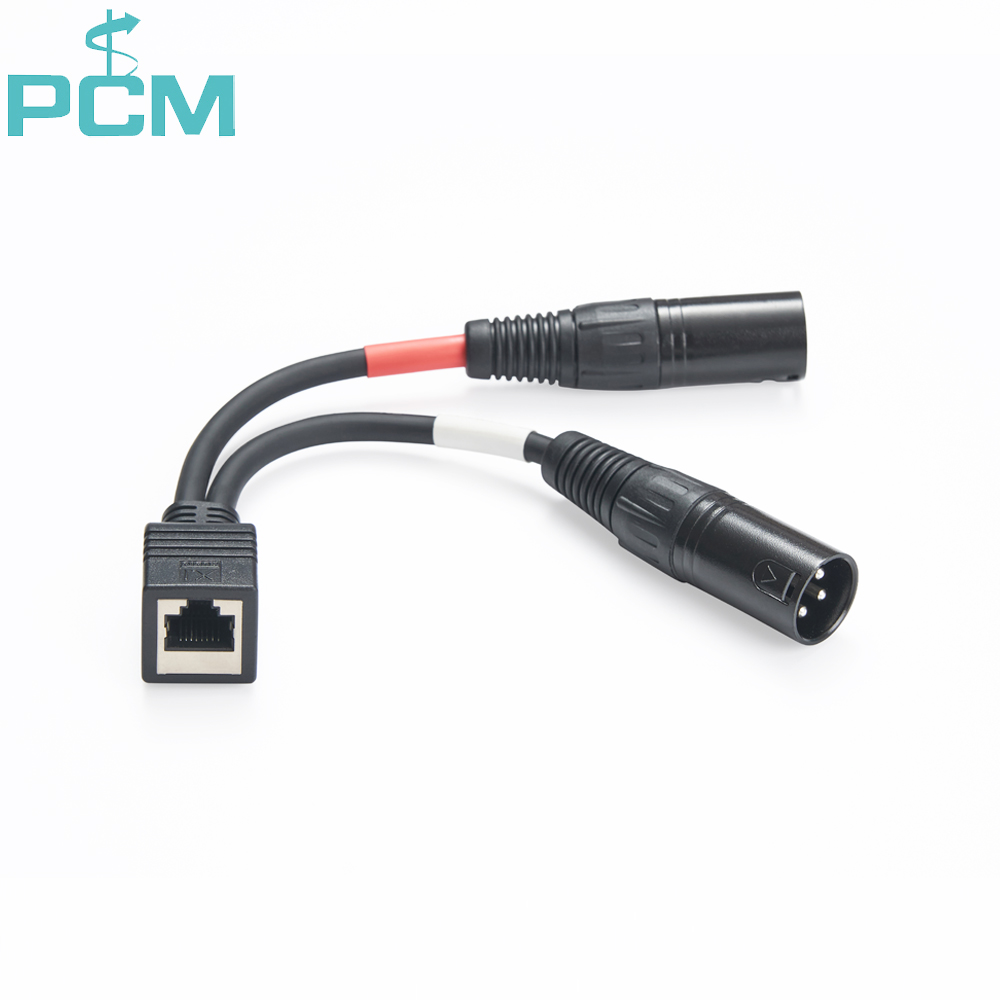 Axia Adapter Cable 20cm dual XLR Male to RJ45 Female